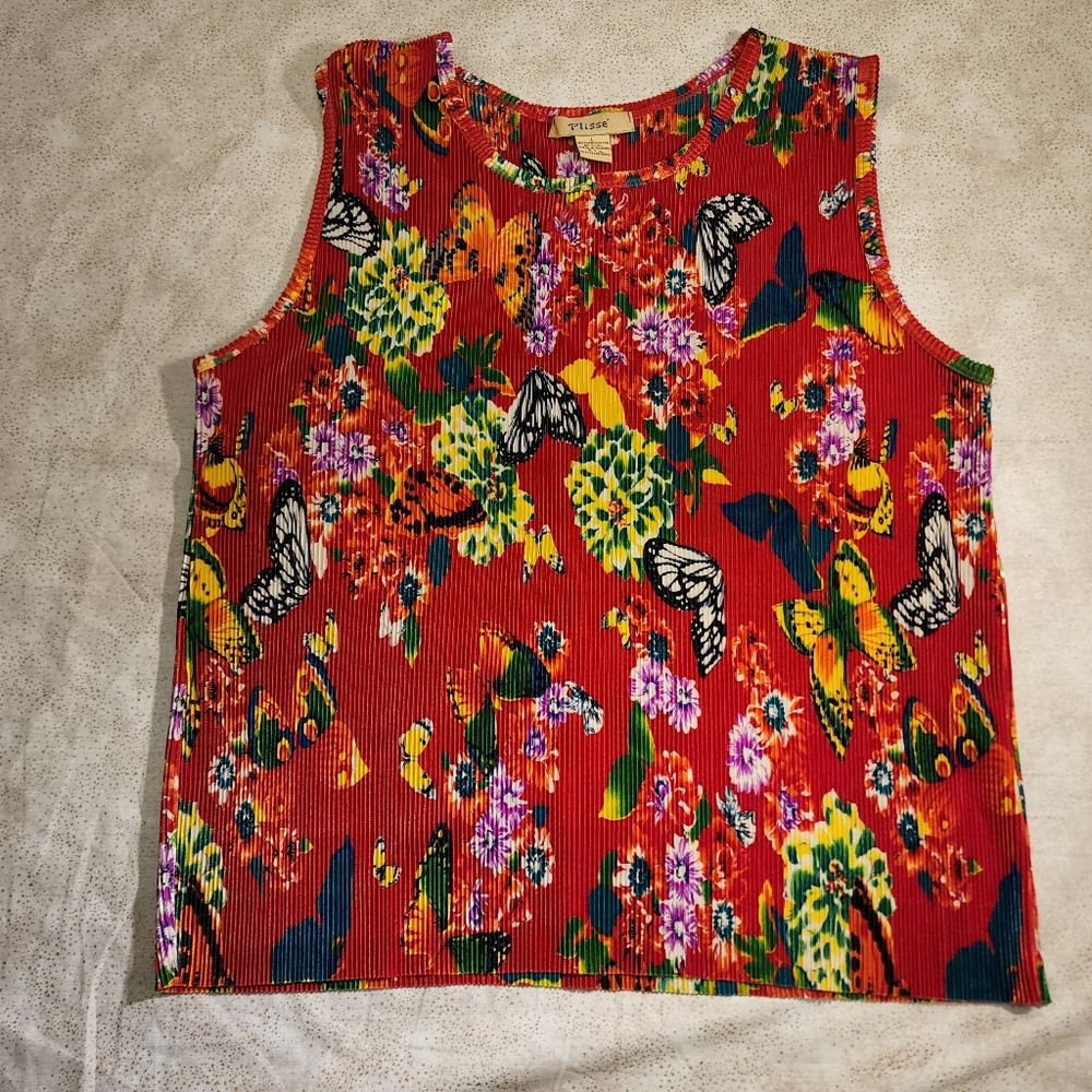Plisse Butterfly Tank